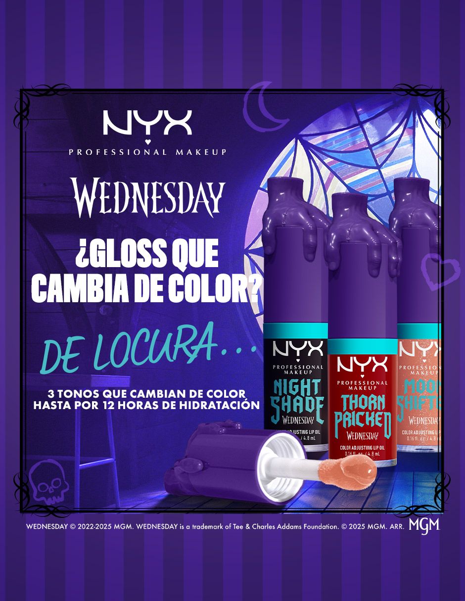 Brillo labial Professional Makeup Wednesday brillante 7