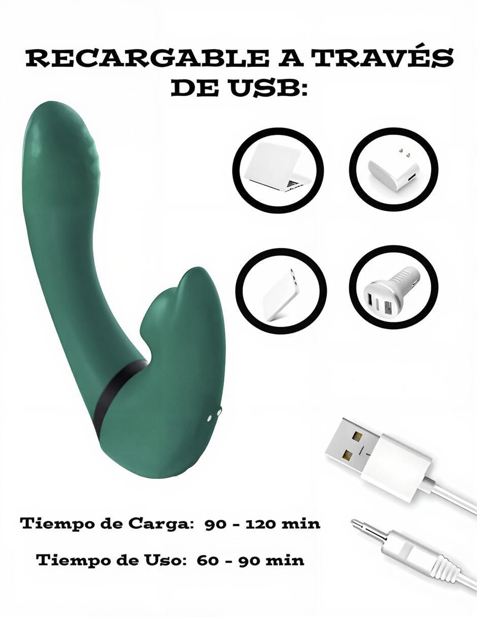 Recargable para clítoris y punto g Ness 180°
