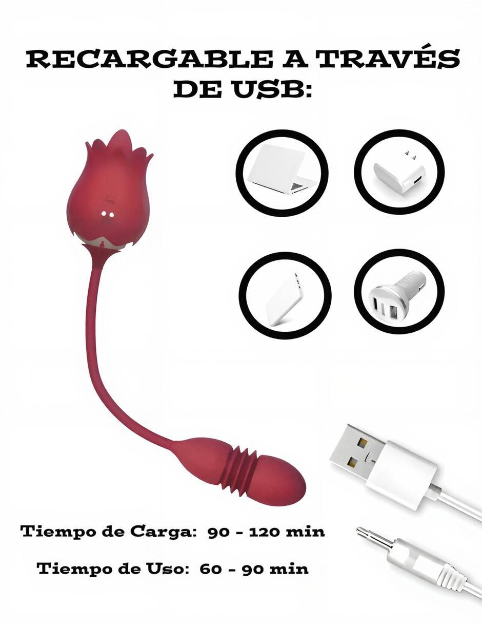 Recargable para clítoris y punto g Azter