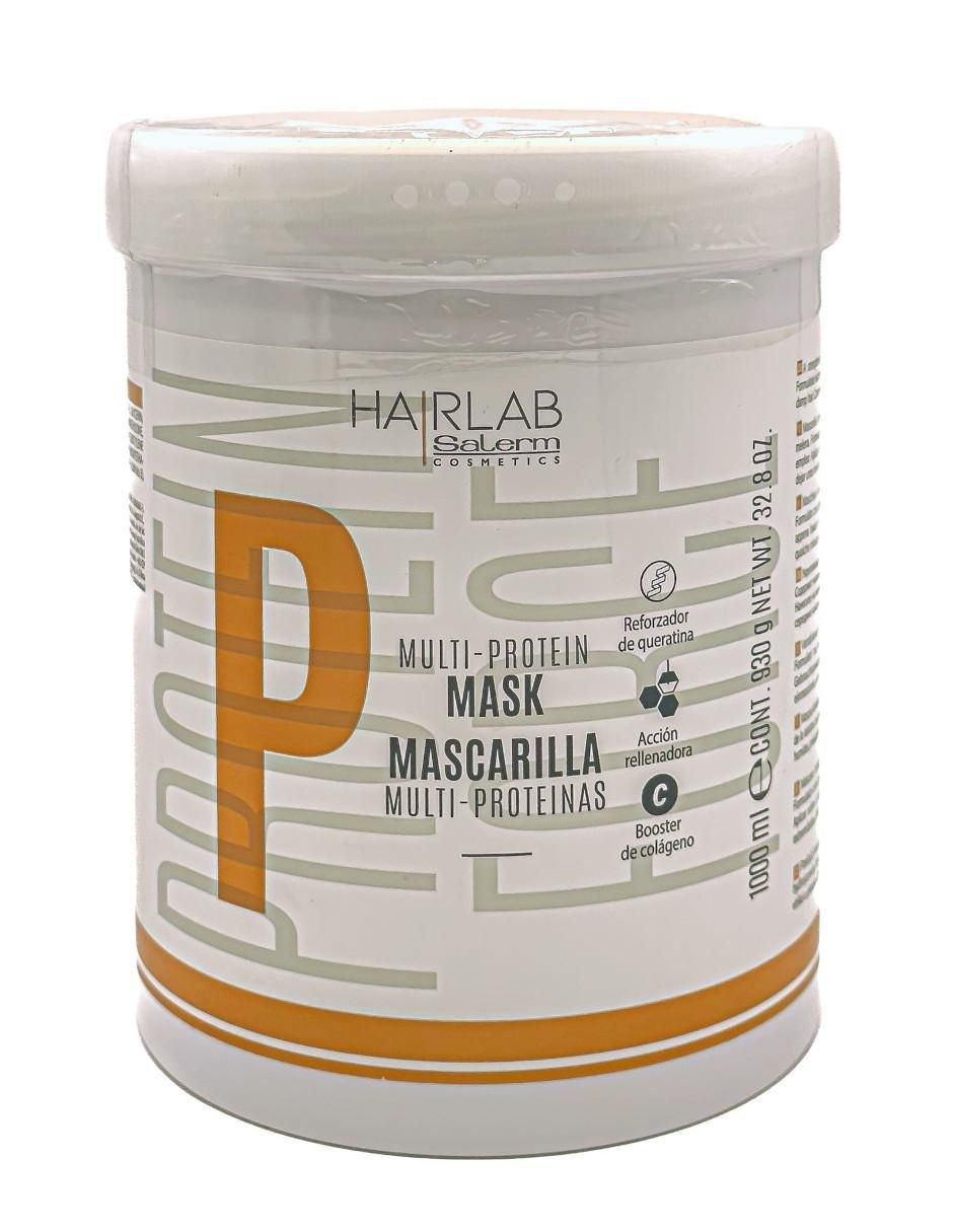 Mascarilla para cabello Multi-proteínas para fortalecimiento Salerm Cosmetics 1 L
