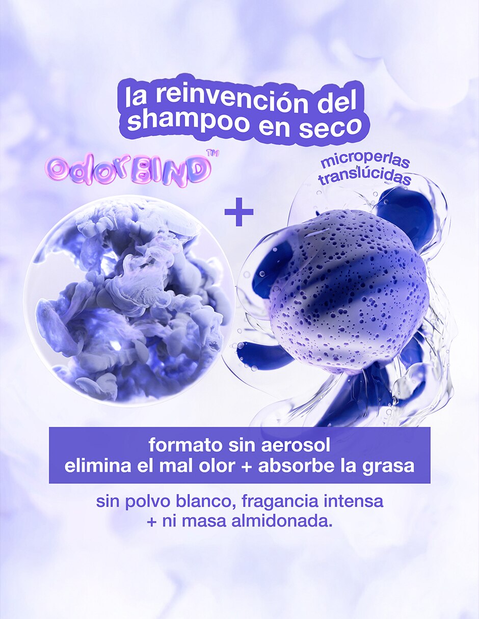 Shampoo en seco para cabello Airwash 118 ml 3