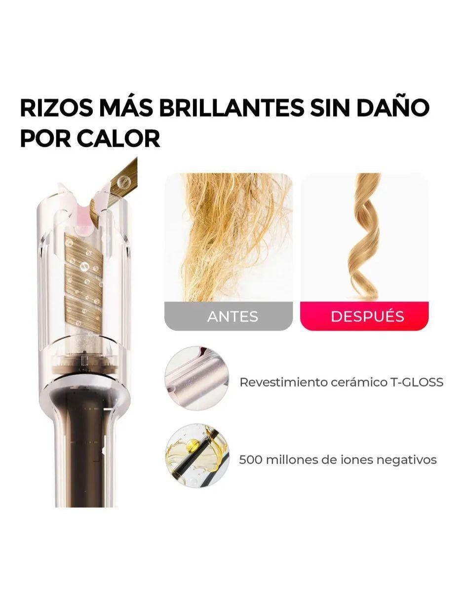 Rizadora de cabello tym-0444 múltiple de cerámica - iones