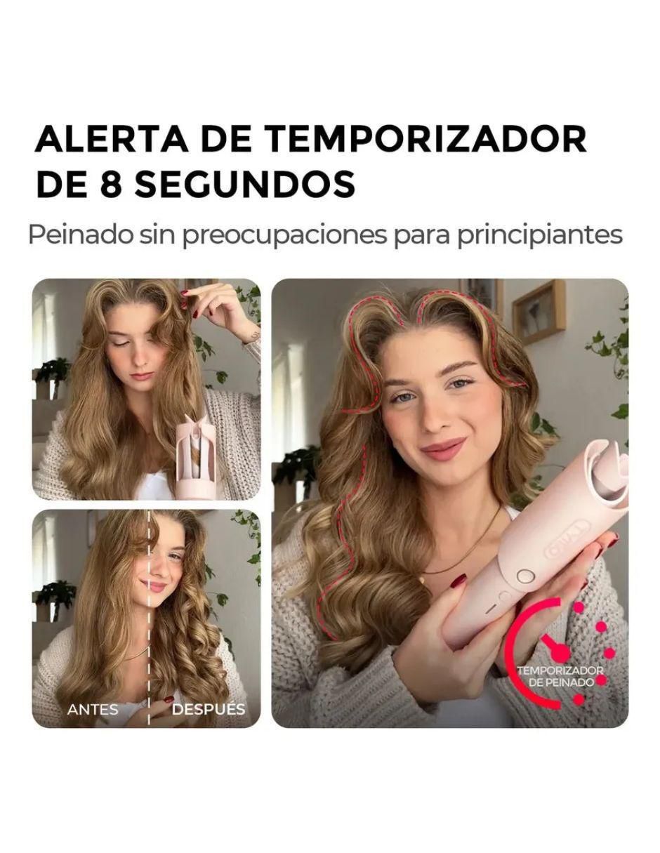 Rizadora de cabello tym-0444 múltiple de cerámica - iones 6