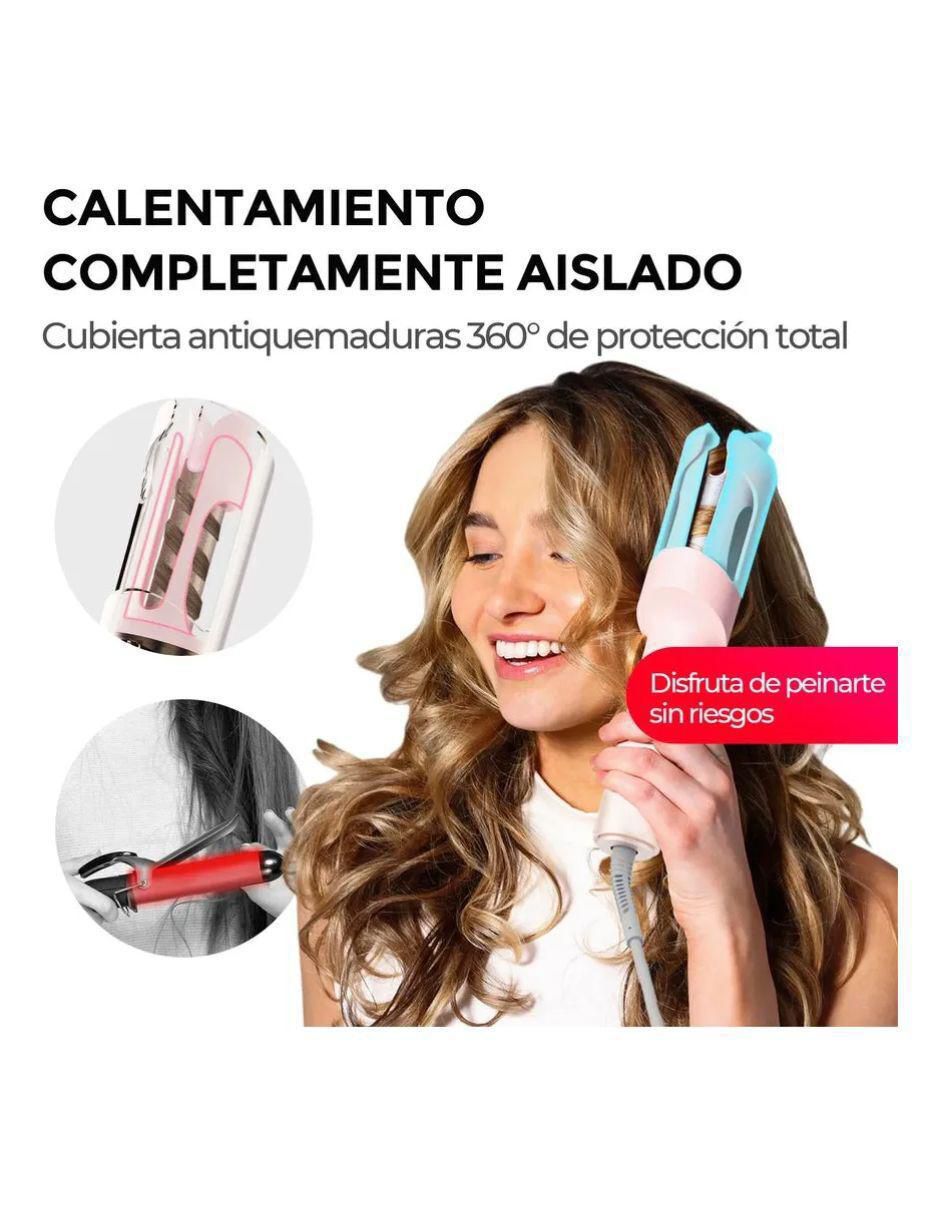 Rizadora de cabello tym-0444 múltiple de cerámica - iones 7