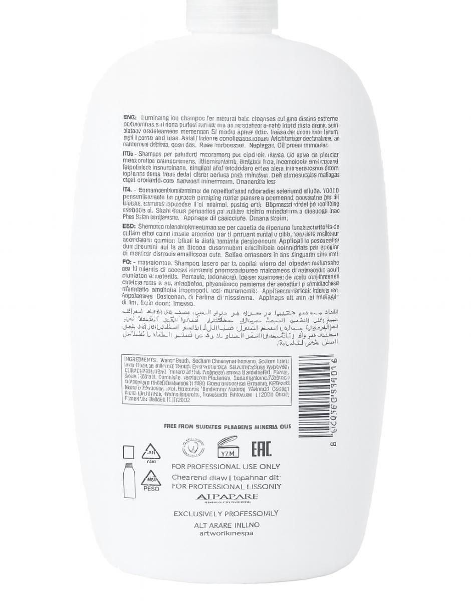 Shampoo sólido hidratante para cabello 1000 ml 2