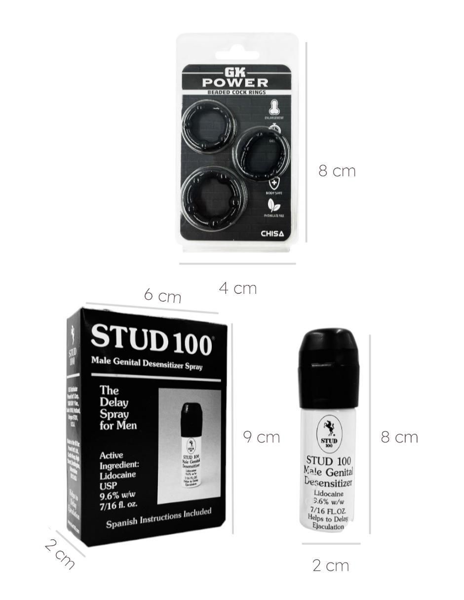 Lubricante íntimo kit Lubricante con Anillos 7
