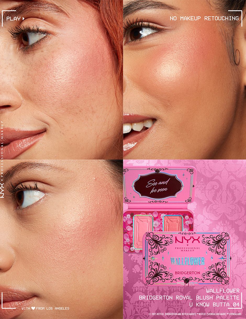 Blush en polvo compacto professional makeup Bridgerton 25 4