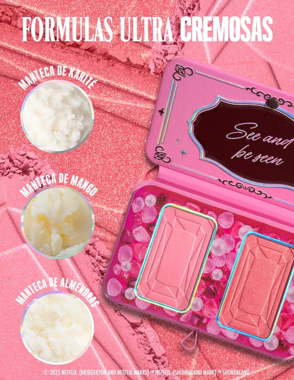 Blush en polvo compacto professional makeup Bridgerton 25