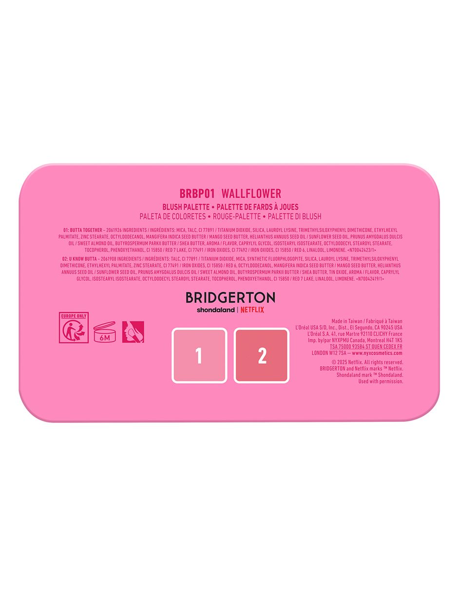 Blush en polvo compacto professional makeup Bridgerton 25 8