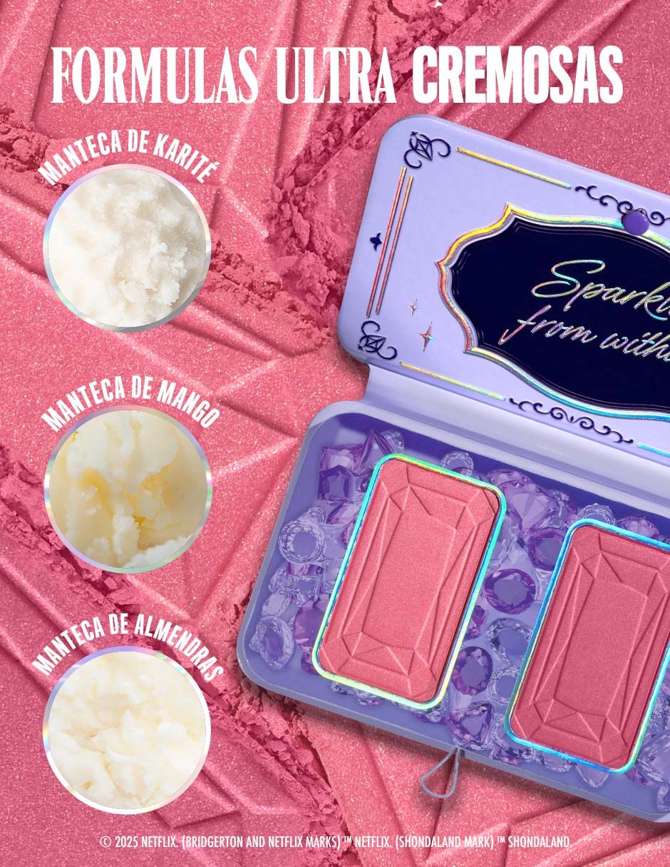 Blush en polvo compacto professional makeup Bridgerton 25