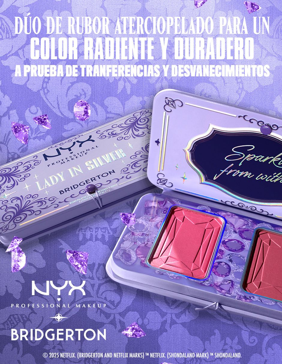 Blush en polvo compacto professional makeup Bridgerton 25 6