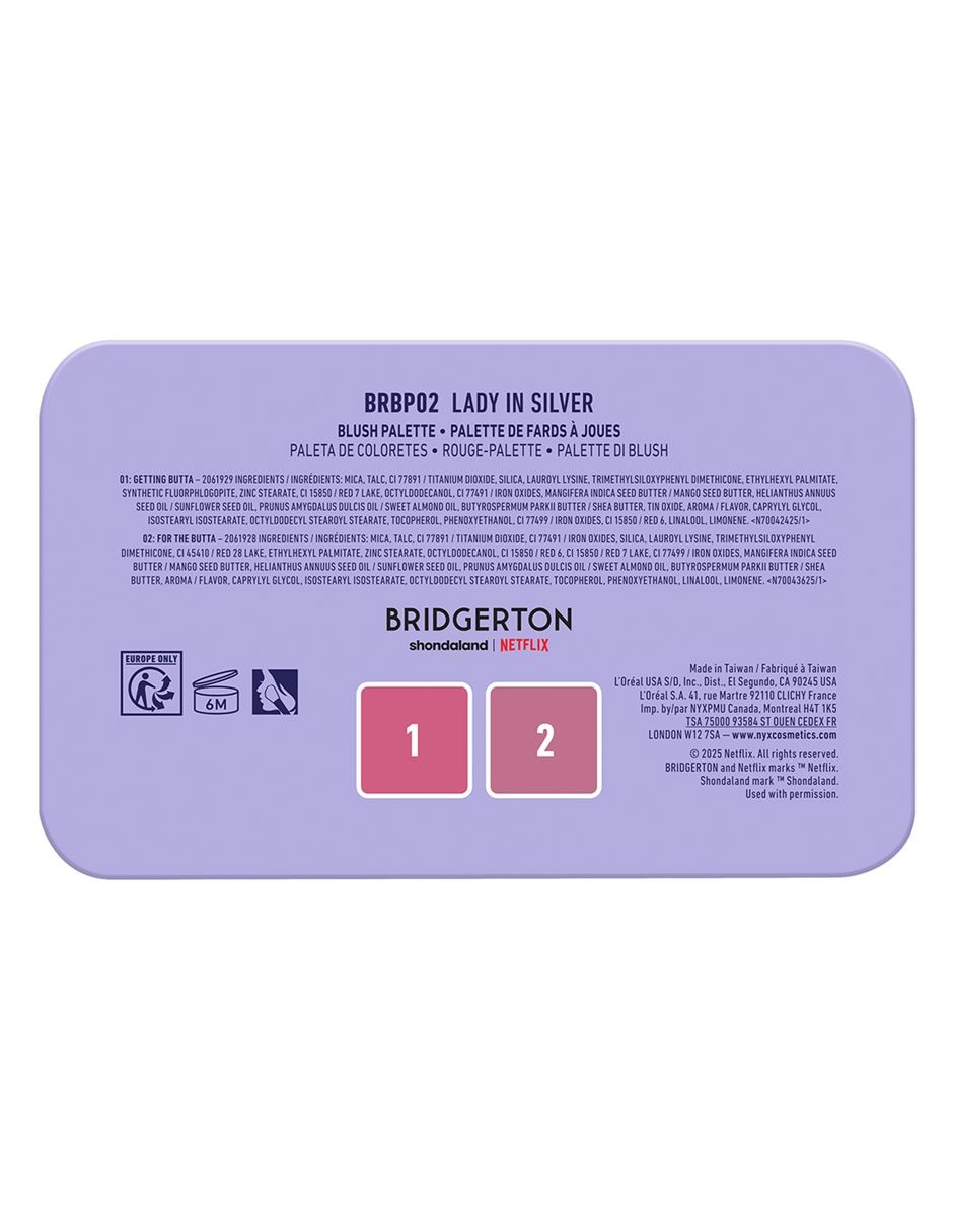 Blush en polvo compacto professional makeup Bridgerton 25 7