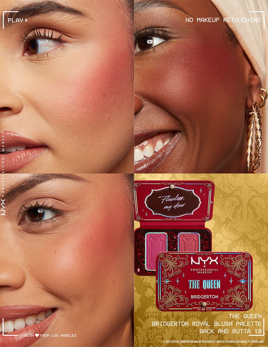 Blush en polvo compacto professional makeup Bridgerton 25 4