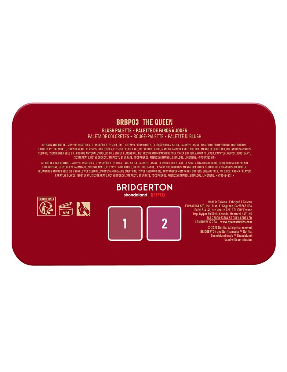 Blush en polvo compacto professional makeup Bridgerton 25 6