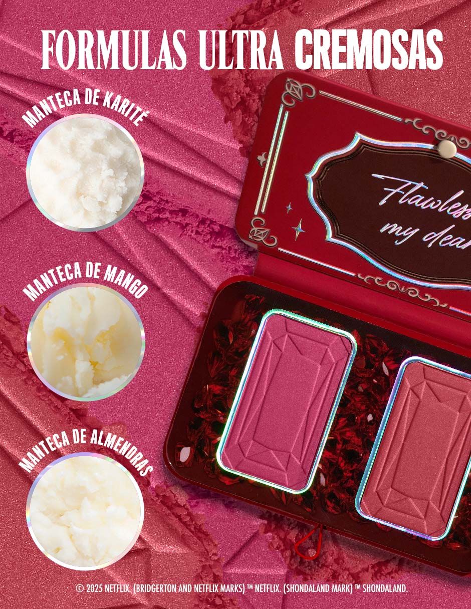 Blush en polvo compacto professional makeup Bridgerton 25 7