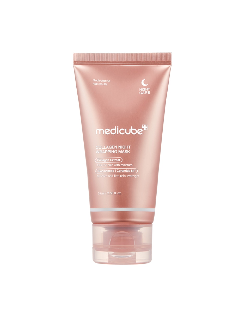 Mascarilla facial Collagen night wrapping mask para hidratar Medicube Night Care 75 ml