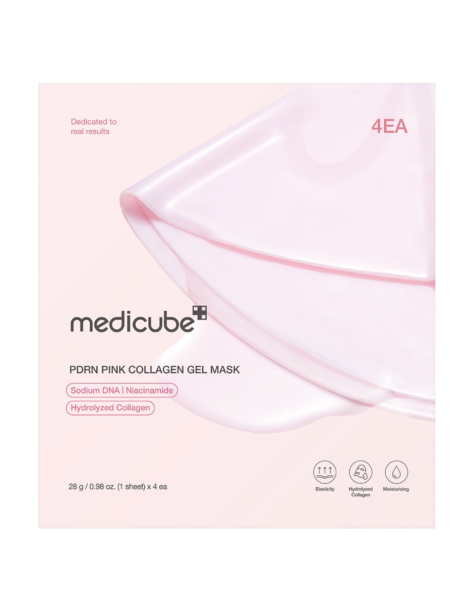 Mascarilla facial pdrn pink collagen para hidratar Medicube 28 g