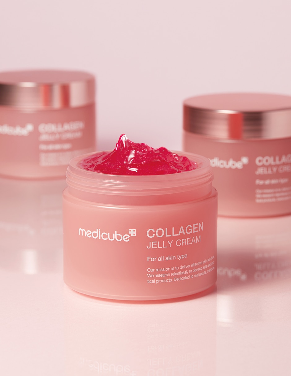 "set de" (si aplica) "crema para" facial "recomendada para" hidratar "de" día y noche collagen jelly cream 110ml triple collagen "para piel" todo tipo piel 2