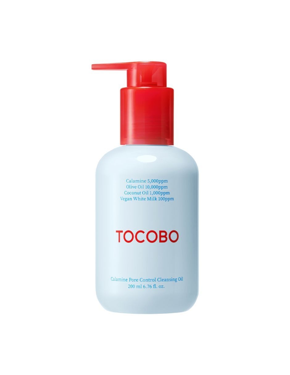 Limpiador facial Calamine pore control cleansing oil Tocobo para calmar y regenerar la piel
