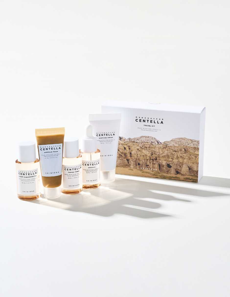 Kit tratamiento facial Madagascar Centella Travel Kit hidratante Kit 3