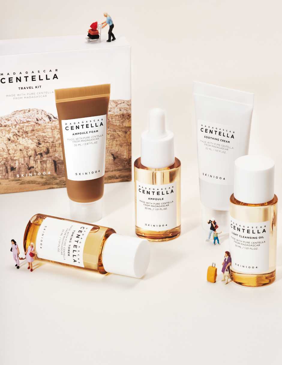 Kit tratamiento facial Madagascar Centella Travel Kit hidratante Kit