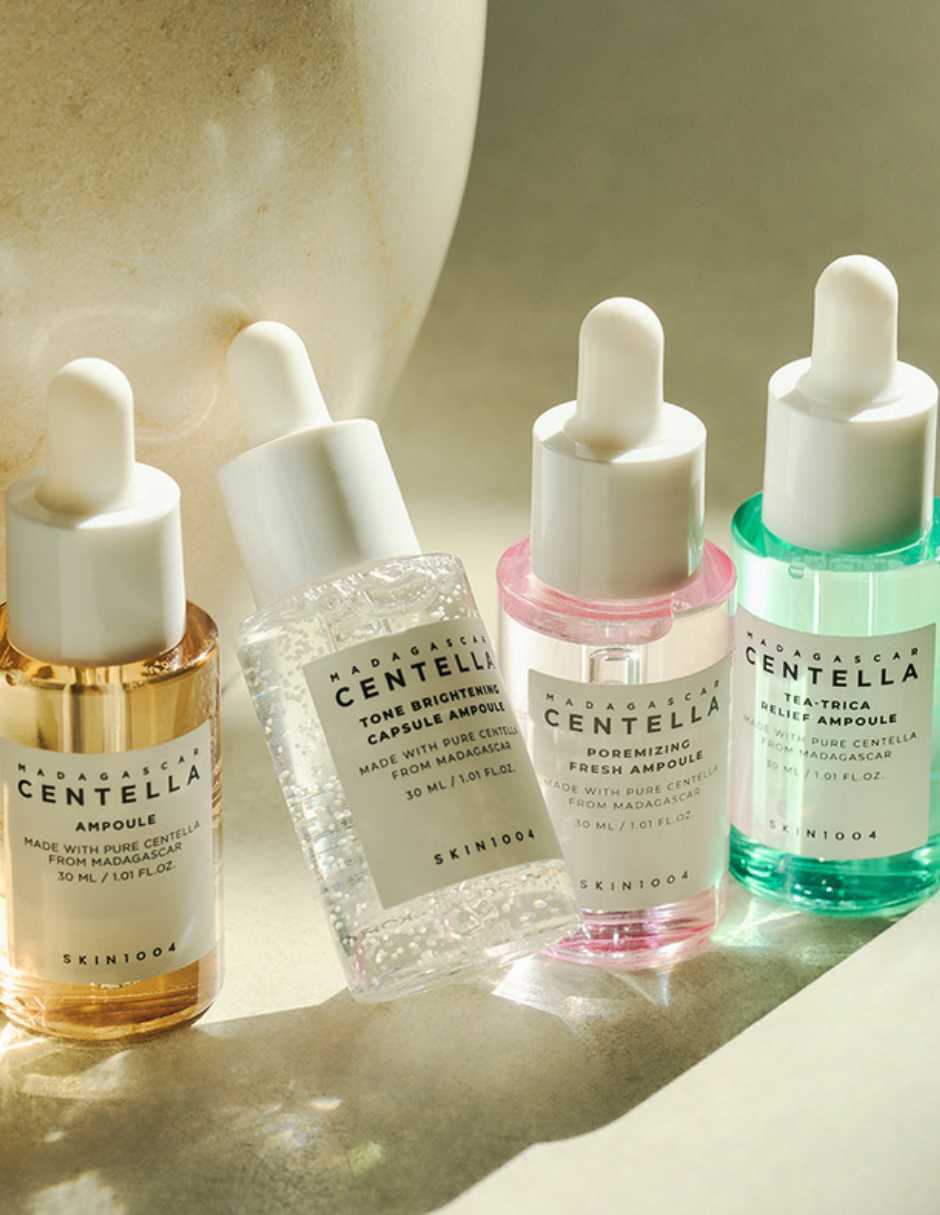 Kit tratamiento facial Madagascar Centella Ampoule Kit hidratante Kit Kit tratamiento facial Madagascar Centella Ampoule Kit hidratante Kit