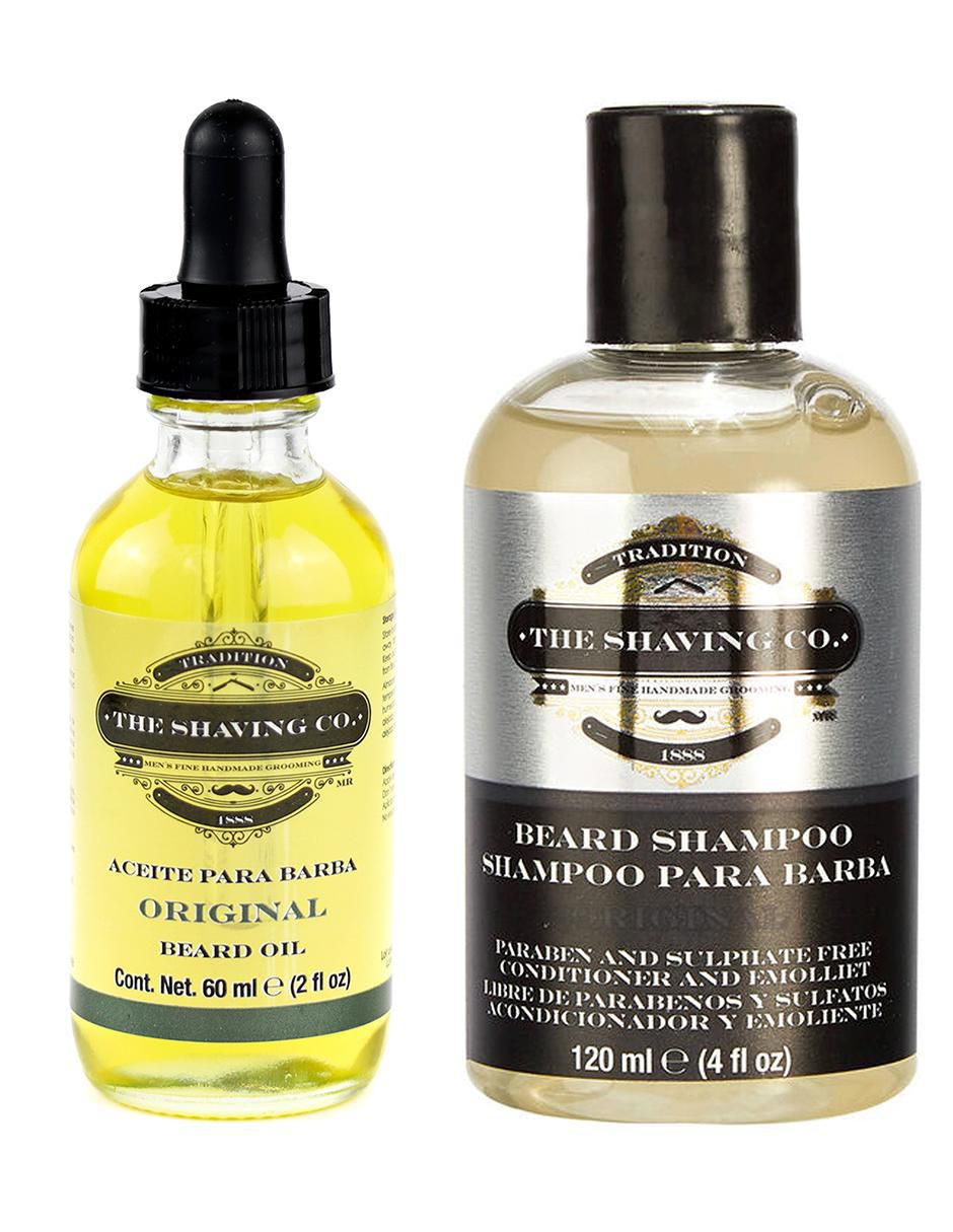 Kit shampoo para barba y aceite The Shaving CO
