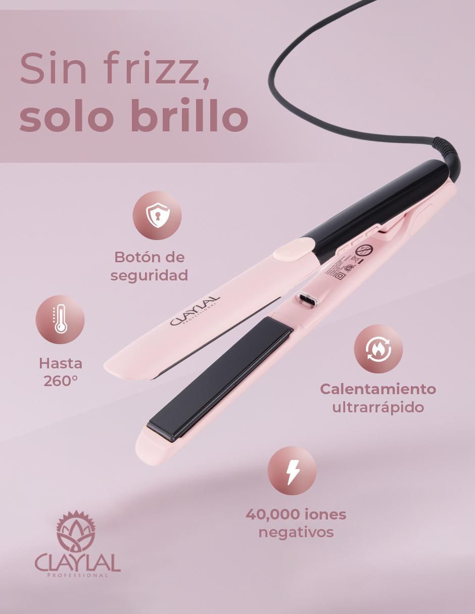 Alaciadora MD209 placas de cerámica - turmalina