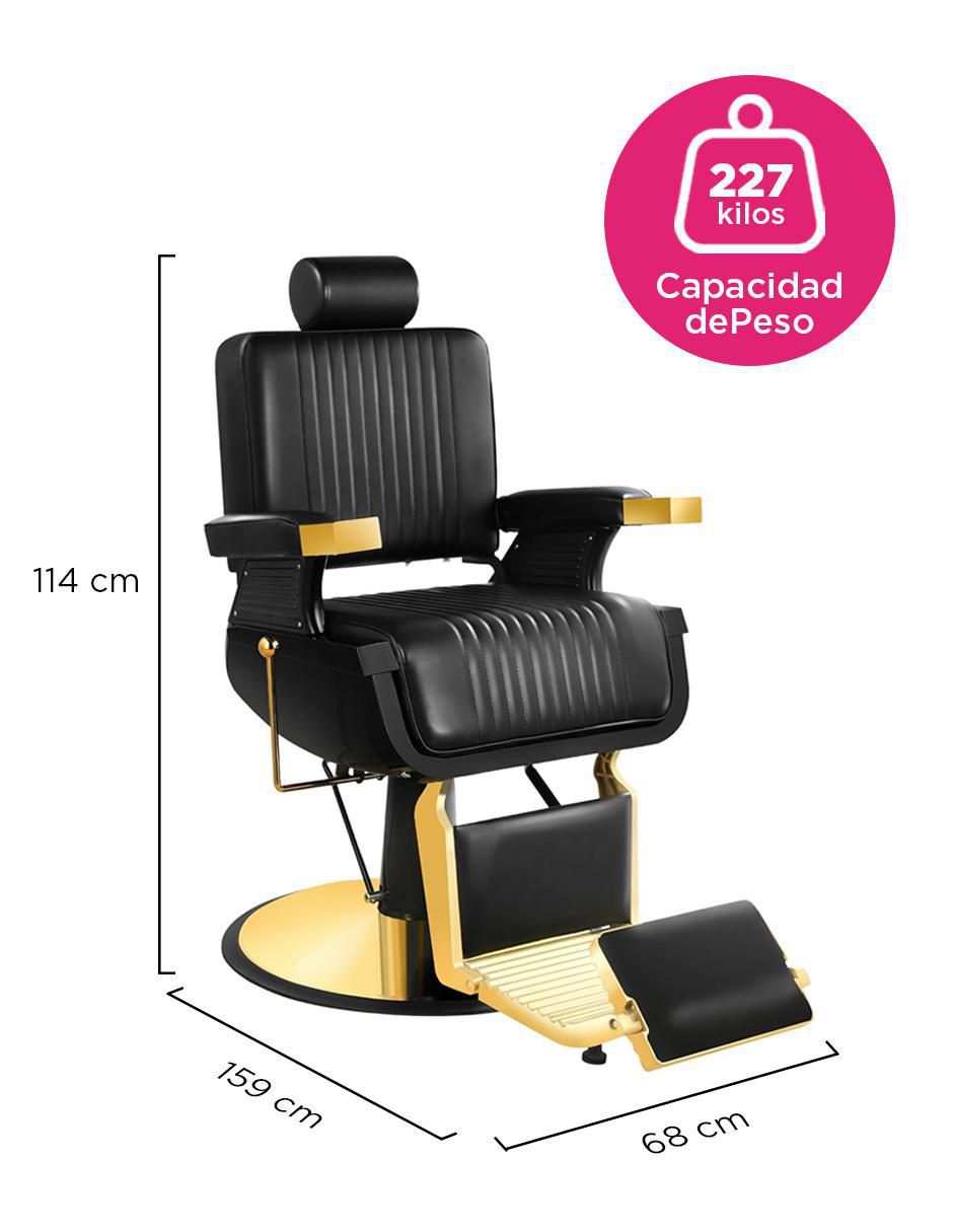 Sillón para barbería Imperium Gold 7