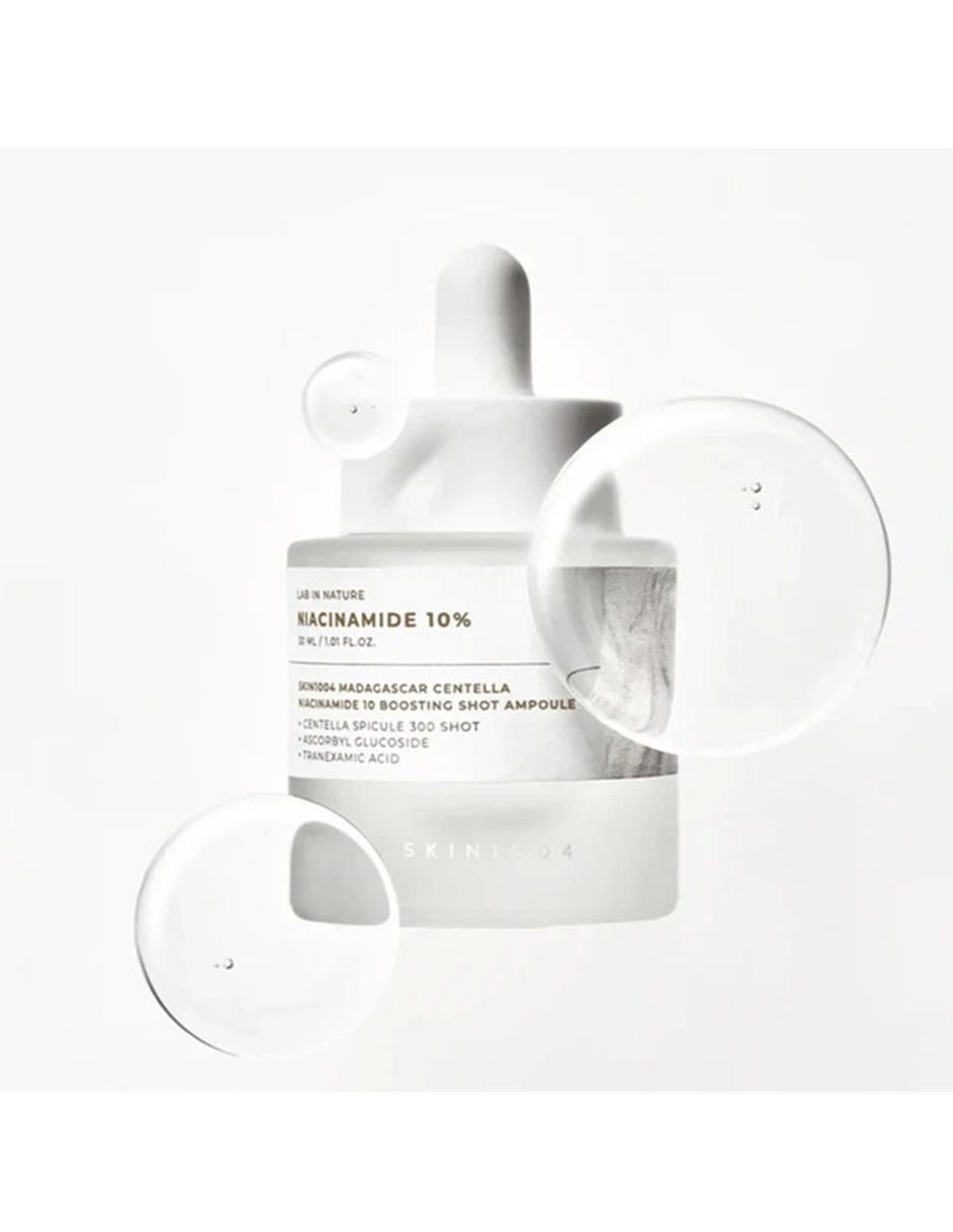 Sérum antimanchas facial Madagascar Centella Niacinamide 10 Boosting Shot Ampoule de piel mixta y grasa 3