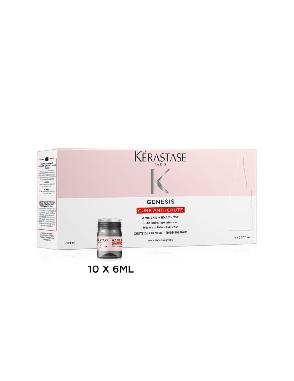 Tratamiento para cuero cabelludo K Gen Cure Antichute 10 6 ml anticaída Genesis 1