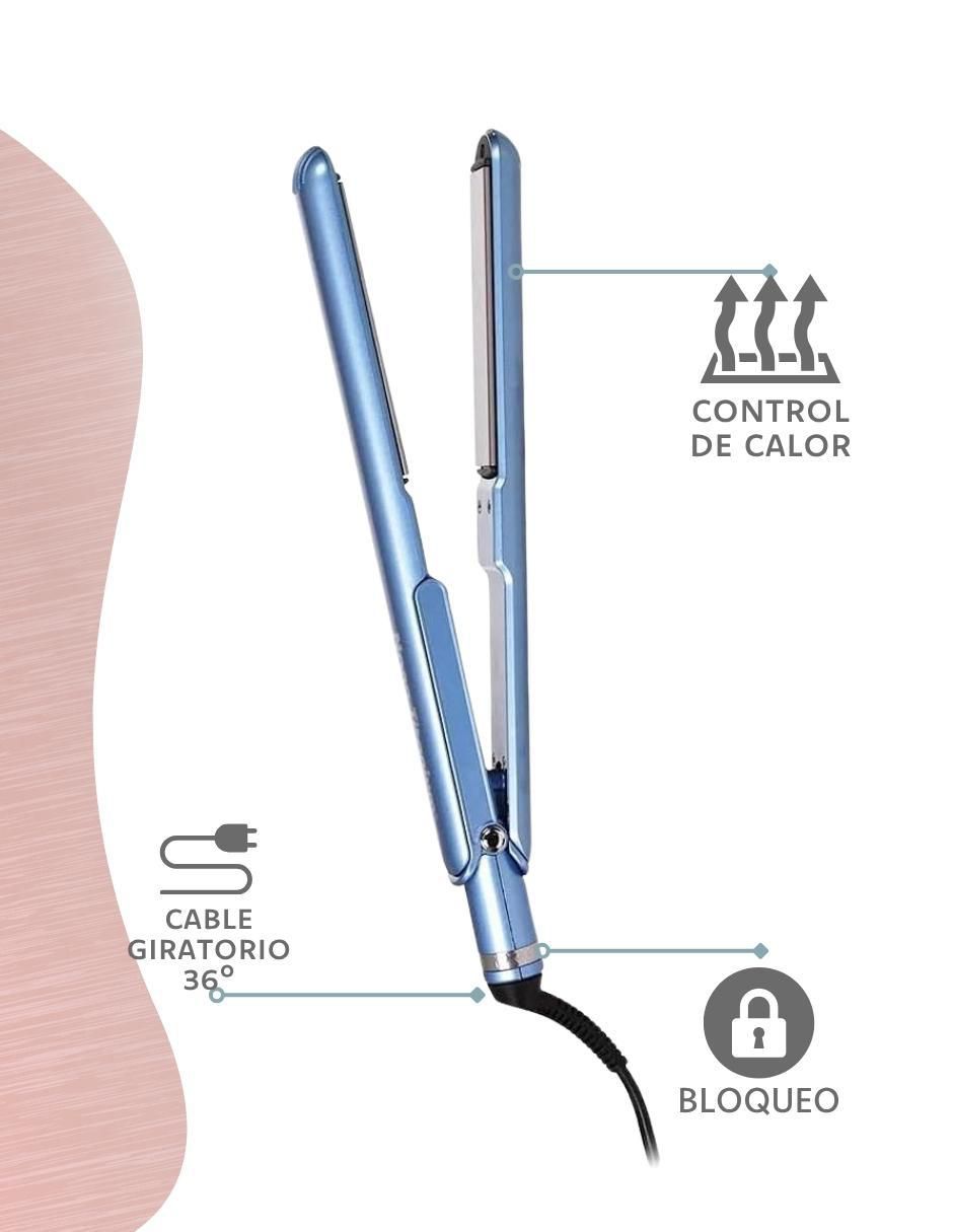 Alaciadora Bnt4093 placas de nano titanium 5