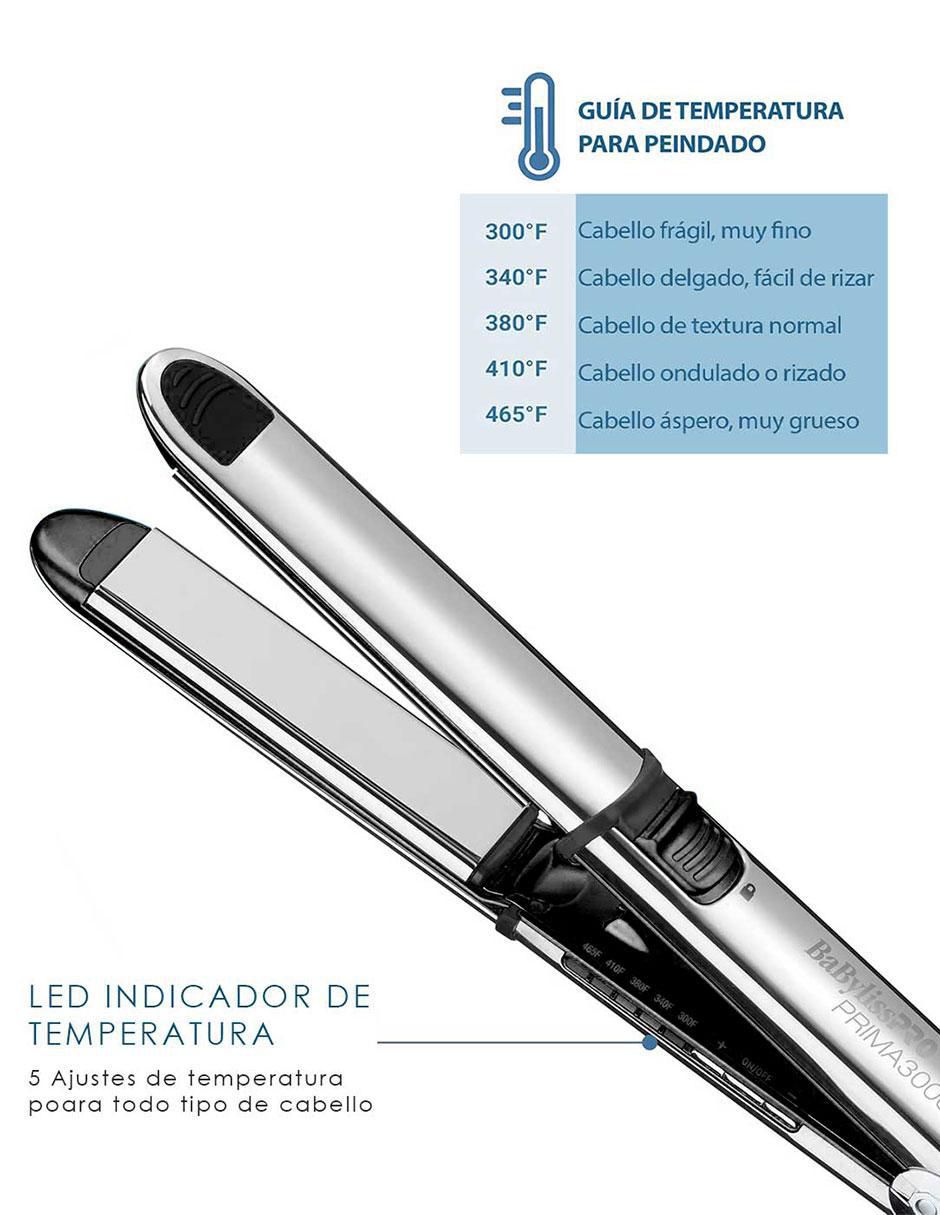 Alaciadora prima 3000 BNT3000TGY placas de nano titanium