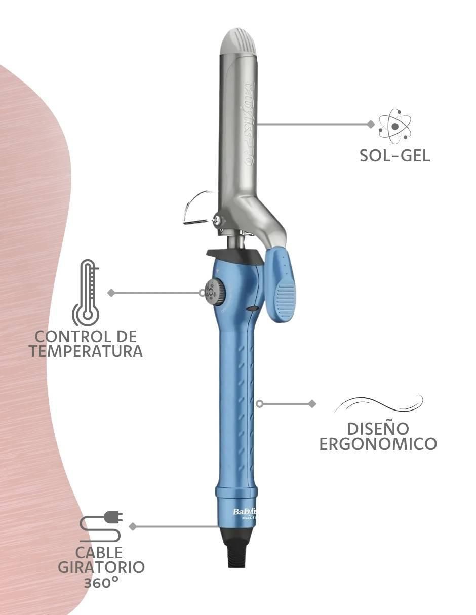 Rizadora BNT100S 25 mm de nano titanium 4
