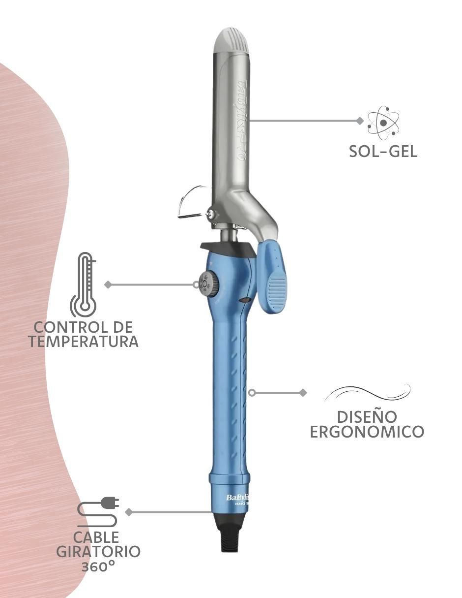 Rizadora BBL-BNT-150S 40 mm	 de nano titanium 5