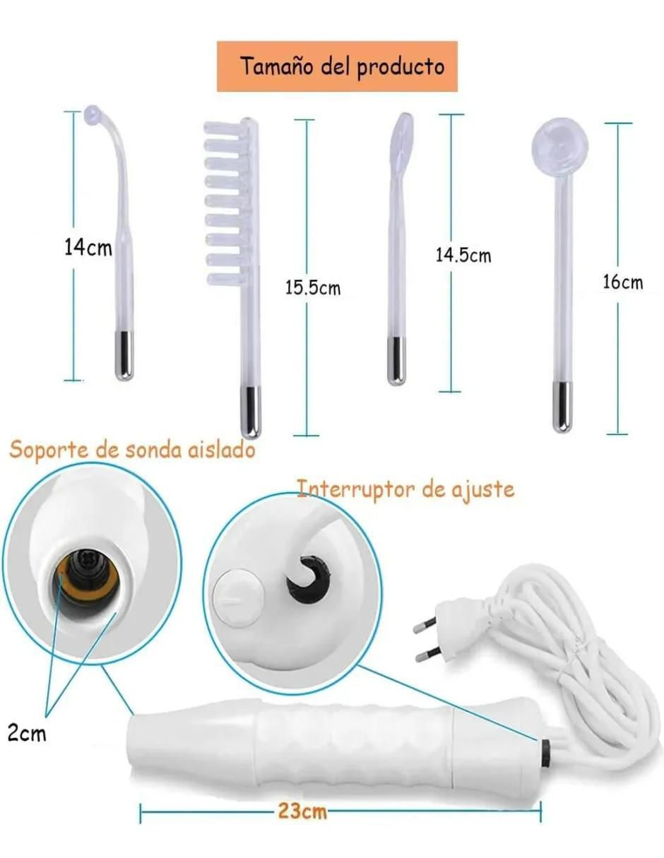 Tratamiento facial máquina terapia facial alta frecuencia portátil antiedad Belug