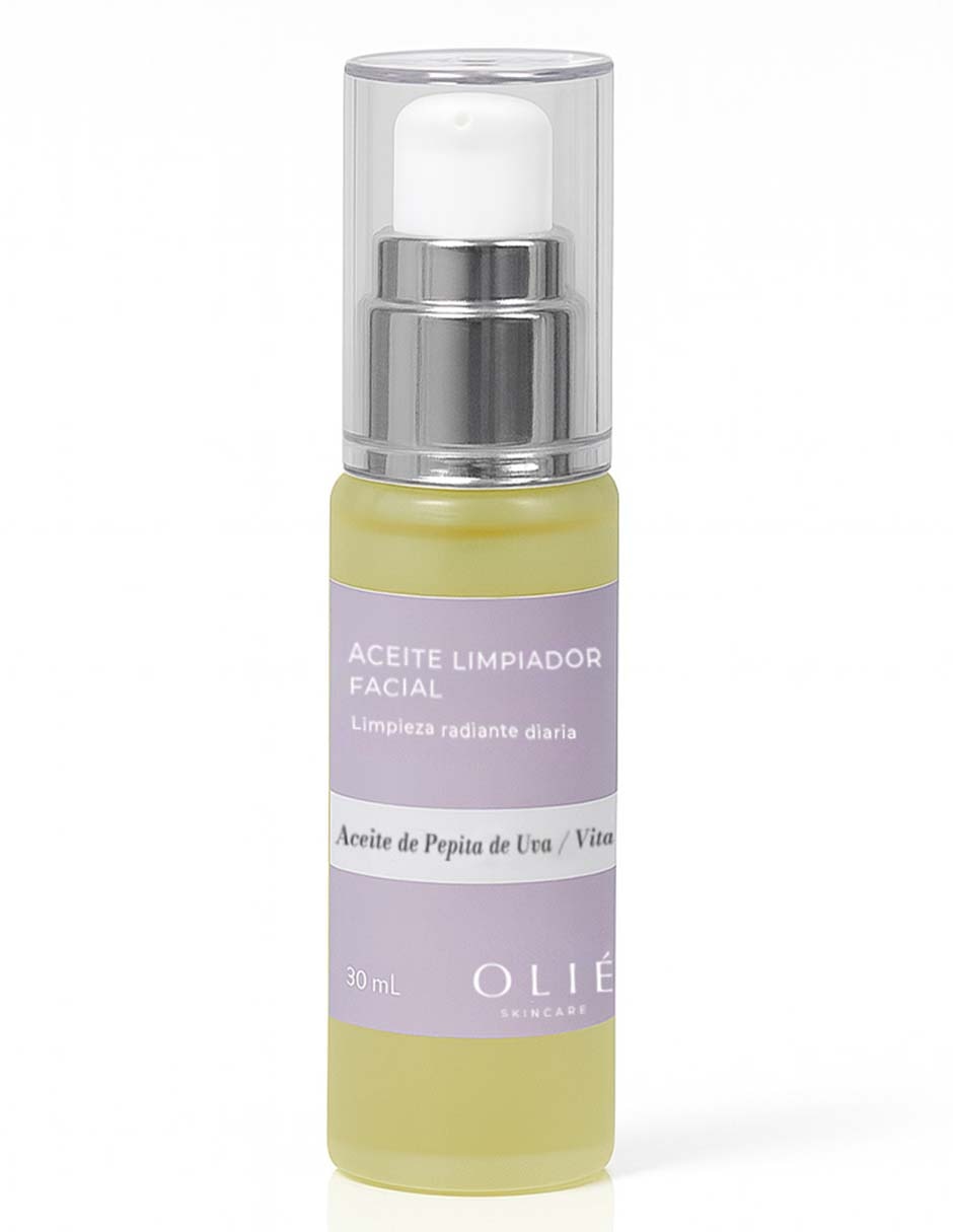 Limpiador facial aceite limpiador facial pepita de uva y vitamina e para disminuir puntos negros 1