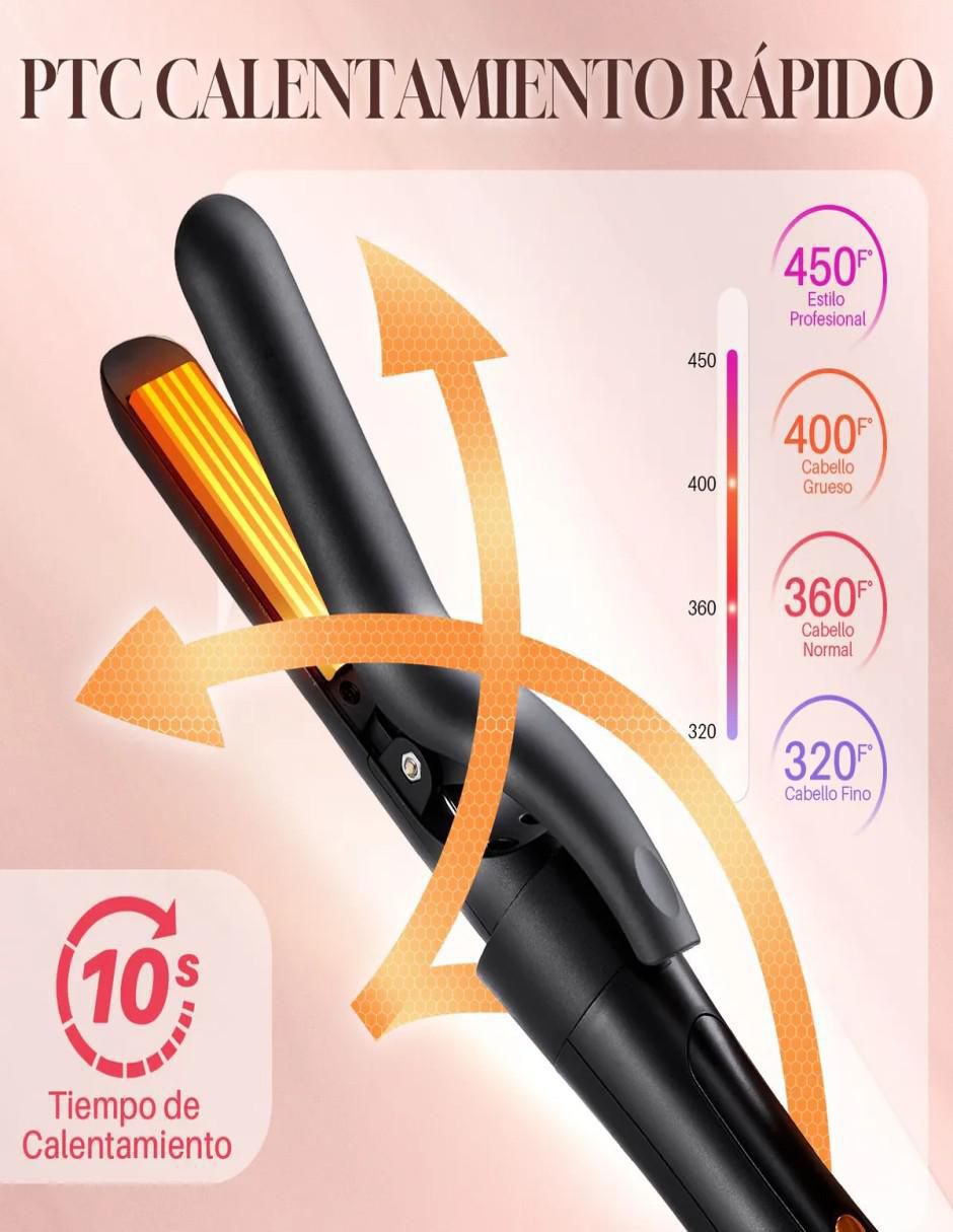 Rizadora Rizador De Cabello 6 en1 de cerámica 2