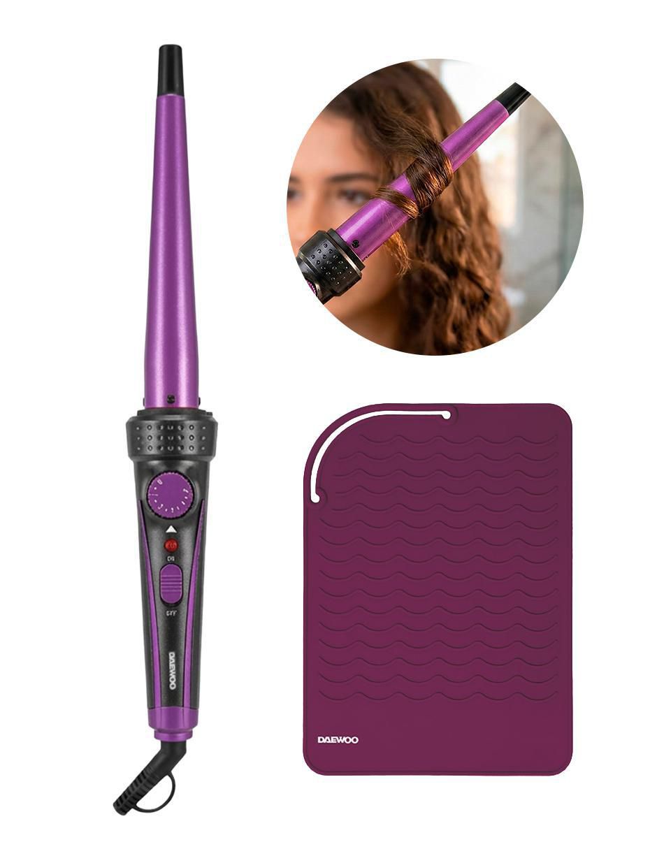 Rizadora de cabello Daewoo Dw-F1 múltiple de cerámica