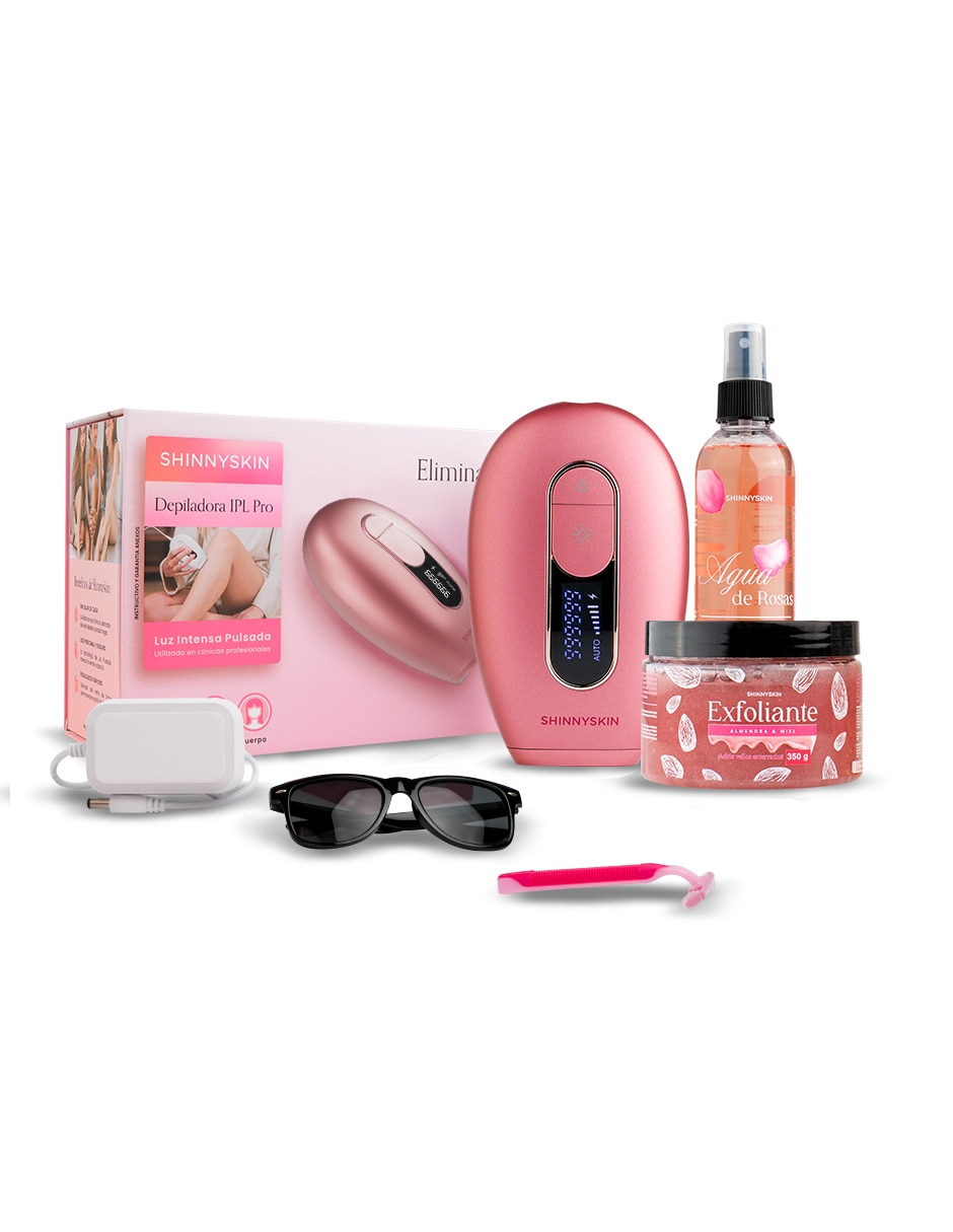 Kit depiladora ipl para rostro y cuerpo