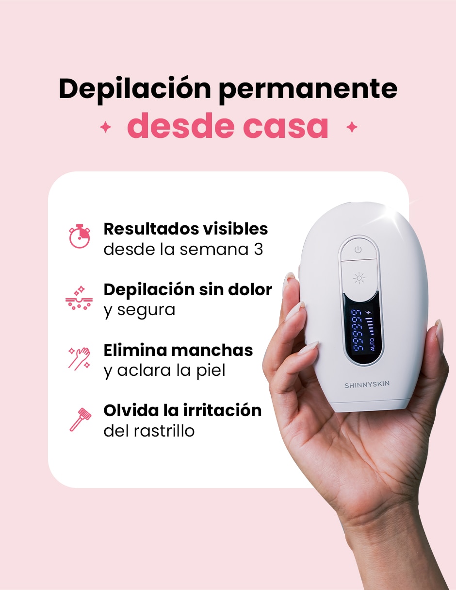Kit depiladora ipl para rostro y cuerpo 4
