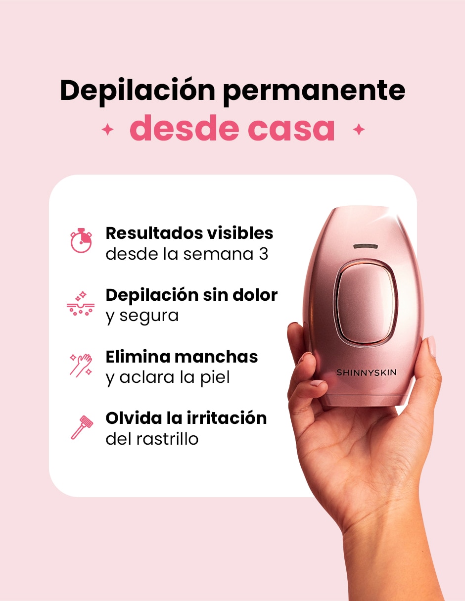 Kit depiladora IPL para rostro y cuerpo 4