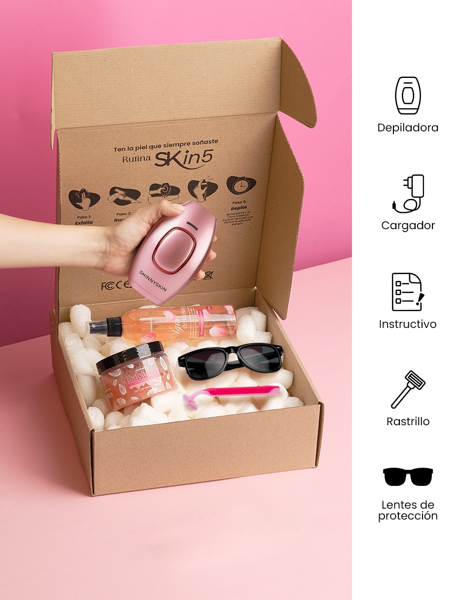 Kit depiladora IPL para rostro y cuerpo 11