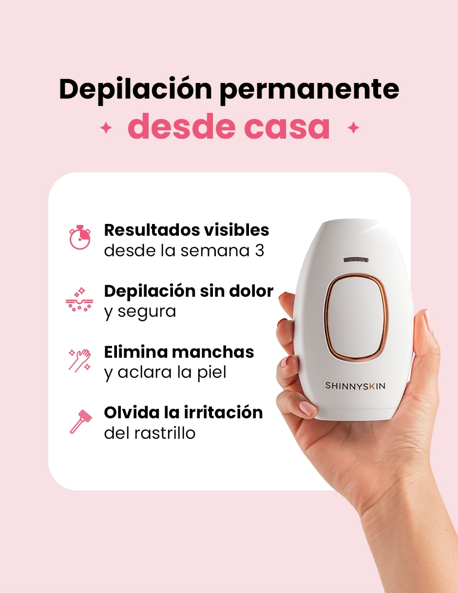 Kit depiladora IPL para rostro y cuerpo 4