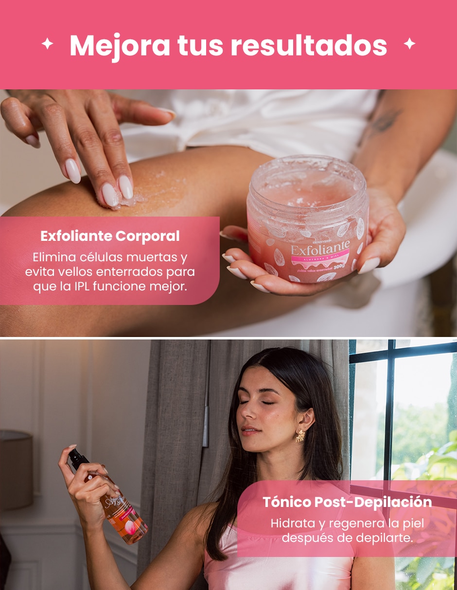 Kit depiladora IPL para rostro y cuerpo 6