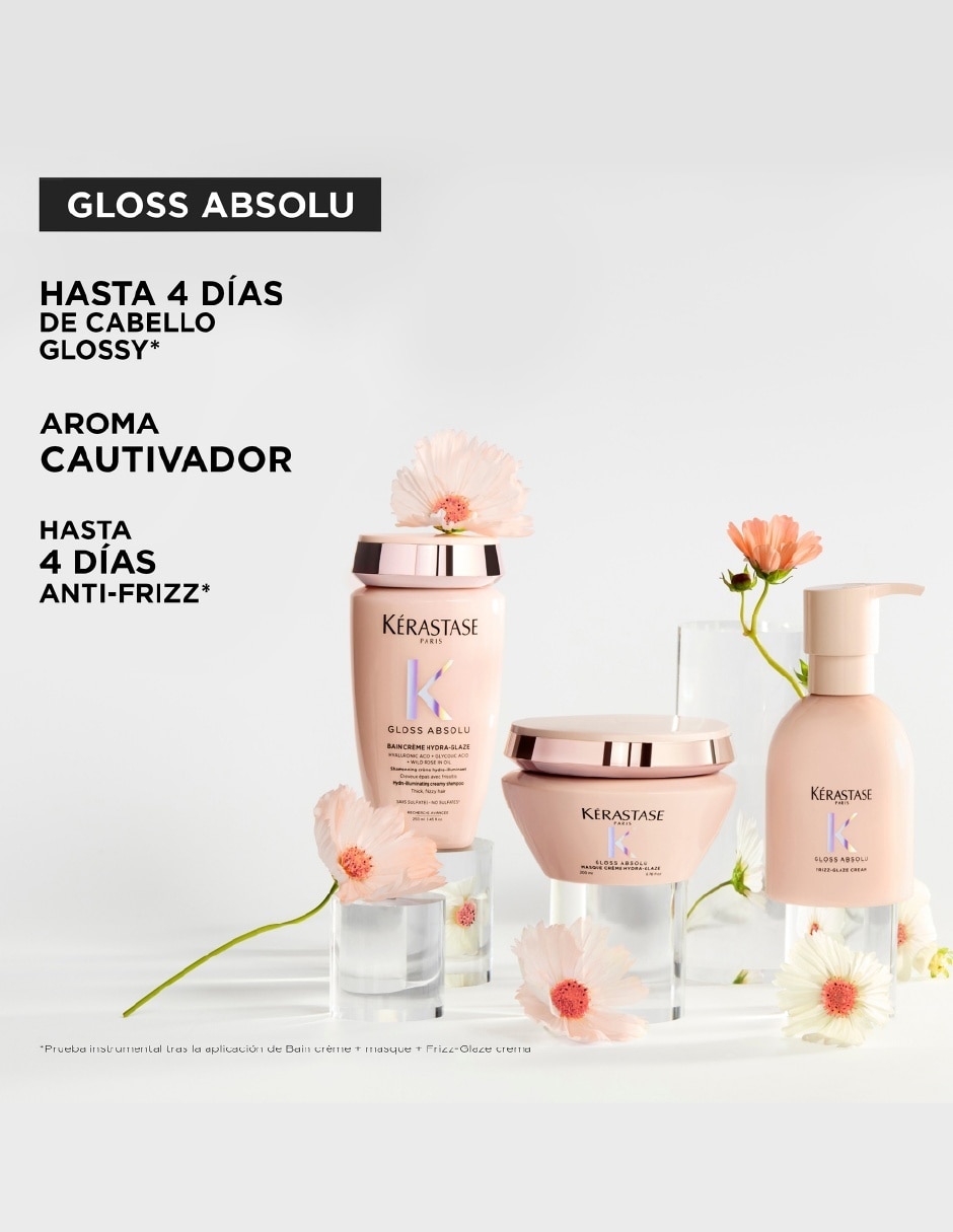 Shampoo anti frizz bain crème hydra-glaze 250 ml 12