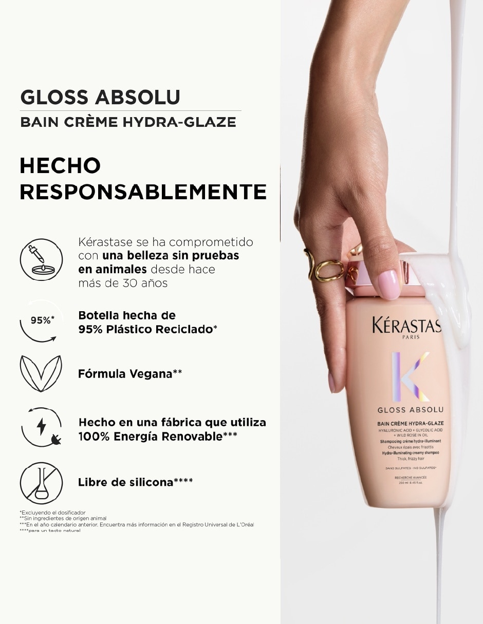 Shampoo anti frizz bain crème hydra-glaze 250 ml 13