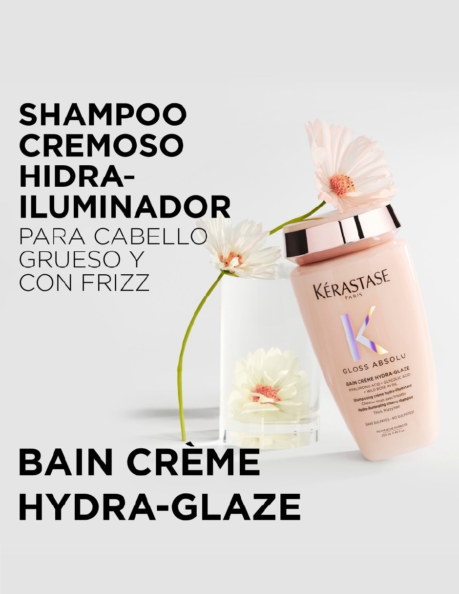 Shampoo anti frizz bain crème hydra-glaze 250 ml 2