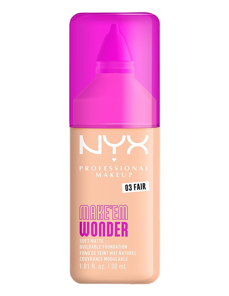 Base de maquillaje líquido Professional Makeup Make EM WNDR mate