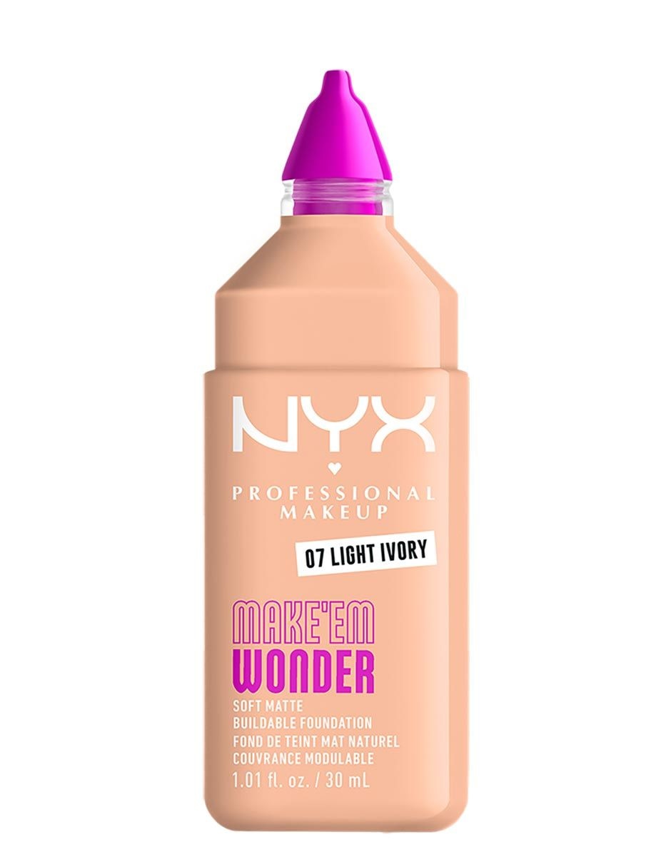 Base de maquillaje líquido Professional Makeup Make EM WNDR mate 6